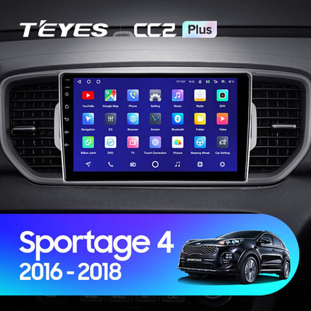 Teyes CC2 Plus 9" для KIA Sportage 2016-2018