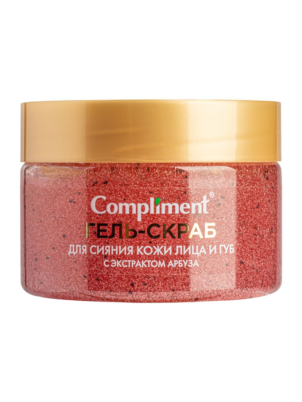 Compliment Гель-скраб для сияния кожи лица и губ с экстрактом арбуза