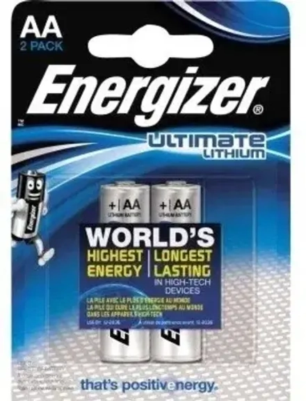 Батарейка AA/LR6 ENERGIZER литиевые (Цена упаковку 2 штуки)