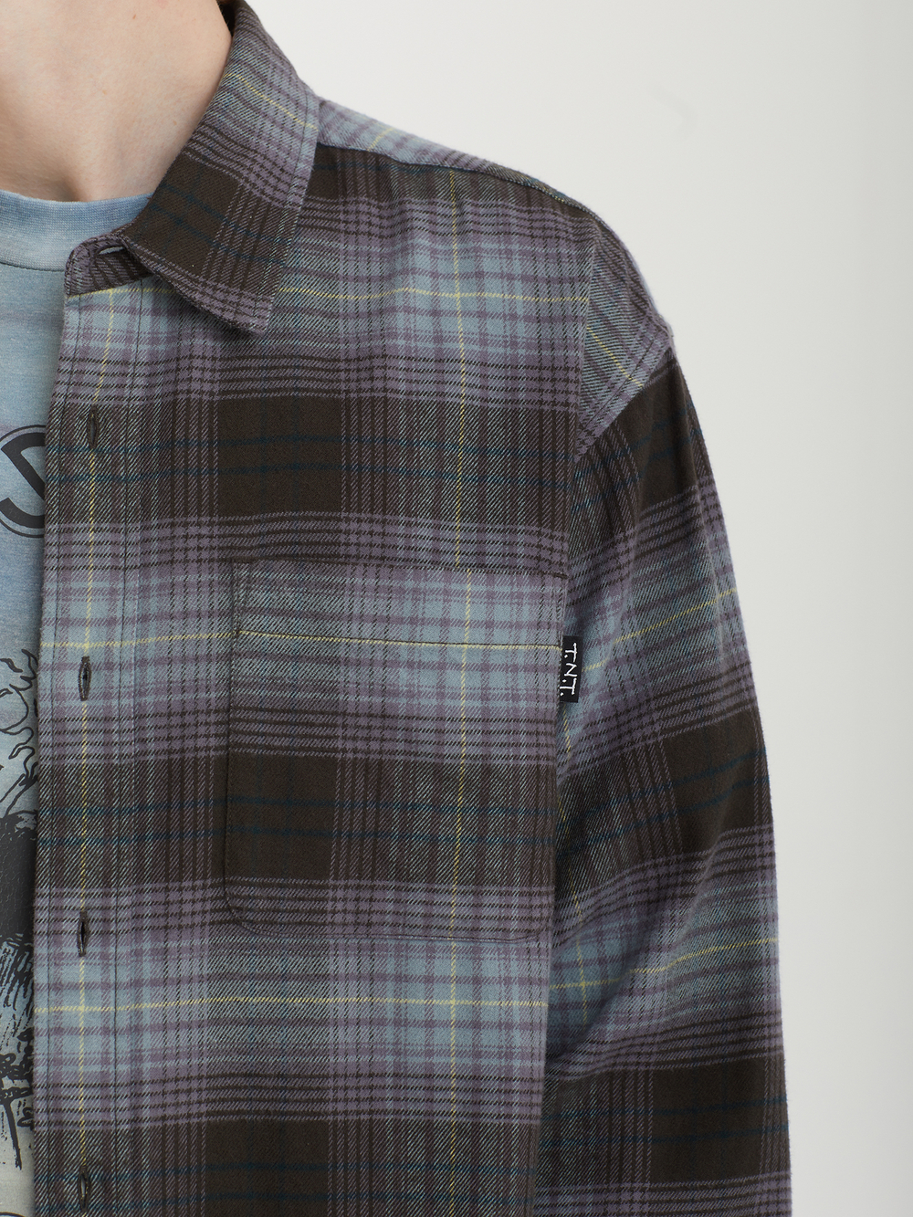 Мужская Рубашка Flannel Check