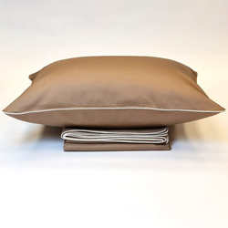 Постельное белье 2 спальное евро Сlaire&Caroll Lune темно-бежевое