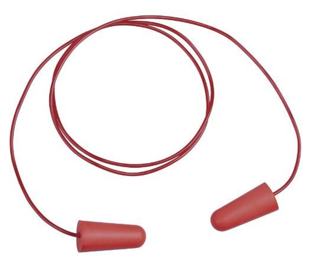 Беруши Delta Plus CONICCO200 (шнурок) цвет красный