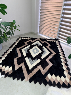 Покрывало меховое ковер из шкуры овчины