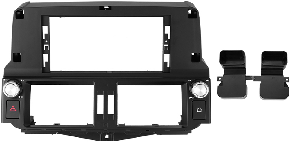 Магнитола для Toyota Land Cruiser Prado 150 2009-2013 (поддержка JBL, рамка LUX) - FarCar монитор 12.3" 2K QLED на Android 14, TS10, CarPlay, 4G SIM-слот