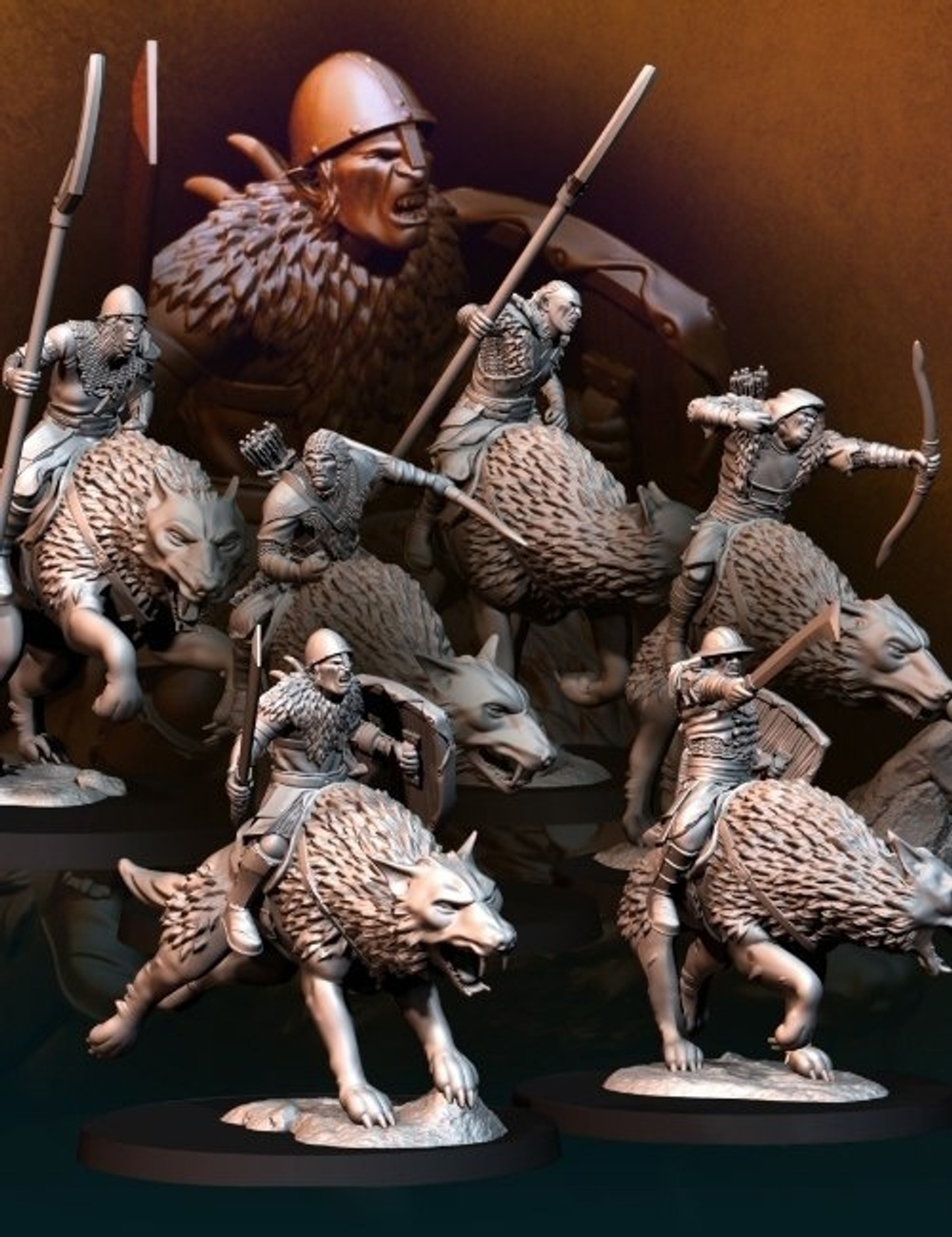 Warg Wolf Riders