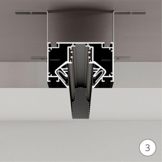 A473206 МАГНИТНЫЙ ШИНОПРОВОД LINEA ДЛЯ МОНТАЖА В НАТЯЖНОЙ ПОТОЛОК