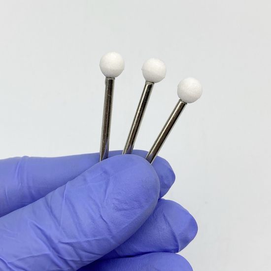 Корундовая фреза, шар белый