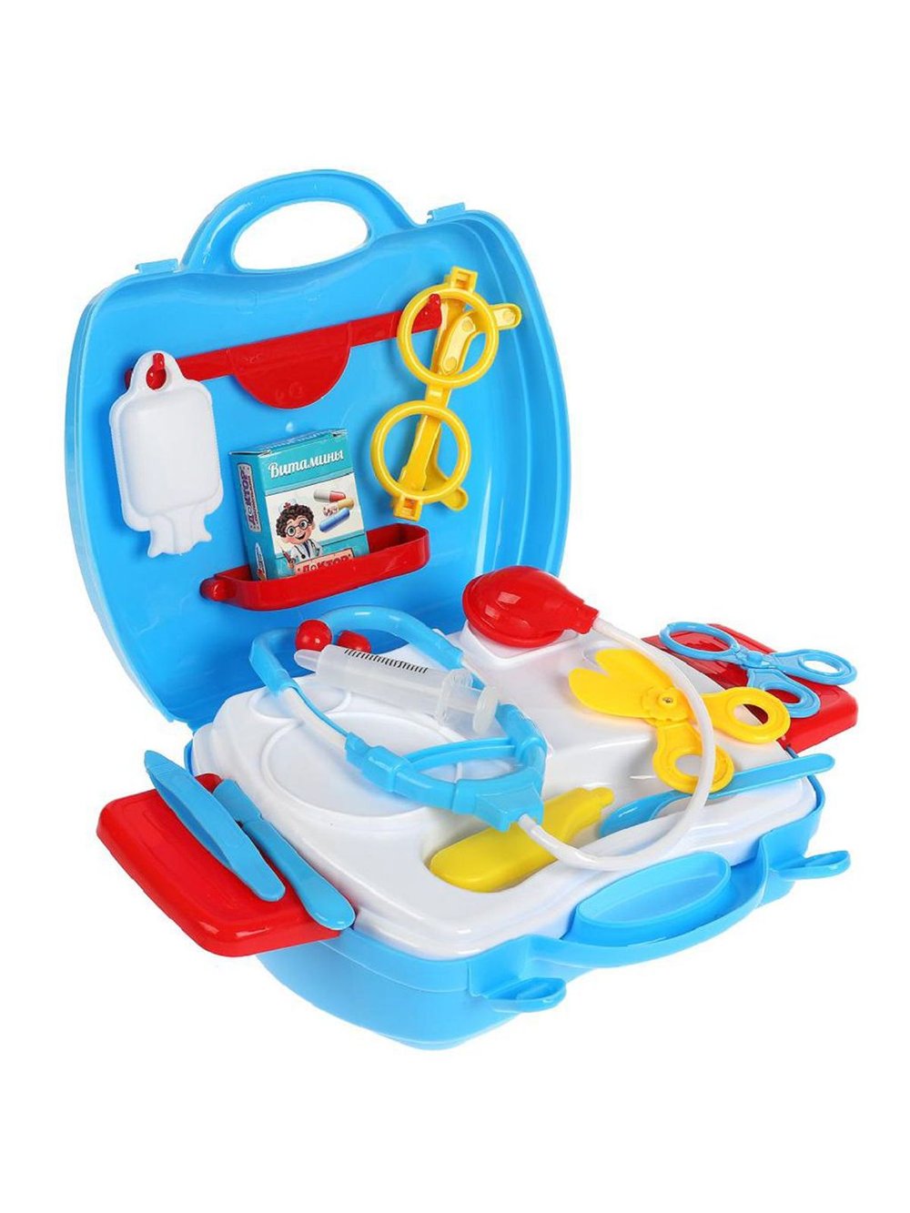 Игровой набор доктора,19 предметов, в чемодан (B1697430-R1)