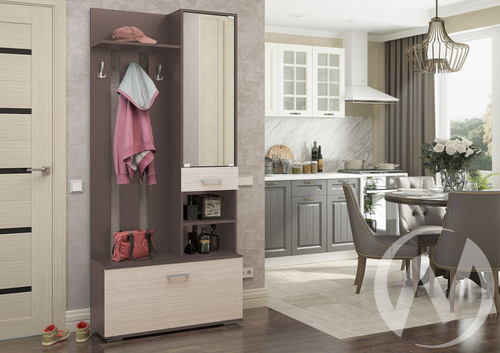 Прихожая Сорренто (шимо темный;шимо светлый/шимо светлый)