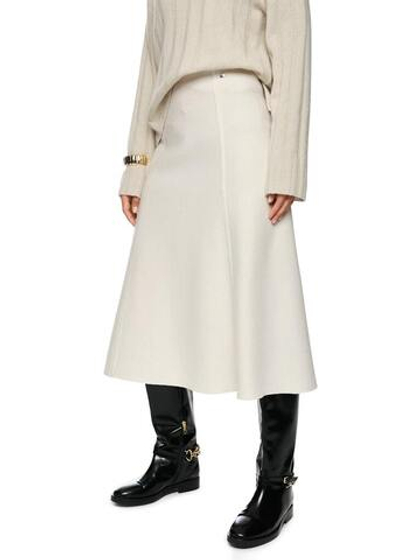 Marc Cain Юбка миди из натуральной шерсти