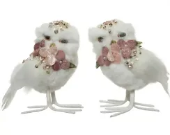 Декоративная фигура Гламурная Сова 12 см., Kaemingk (455940)