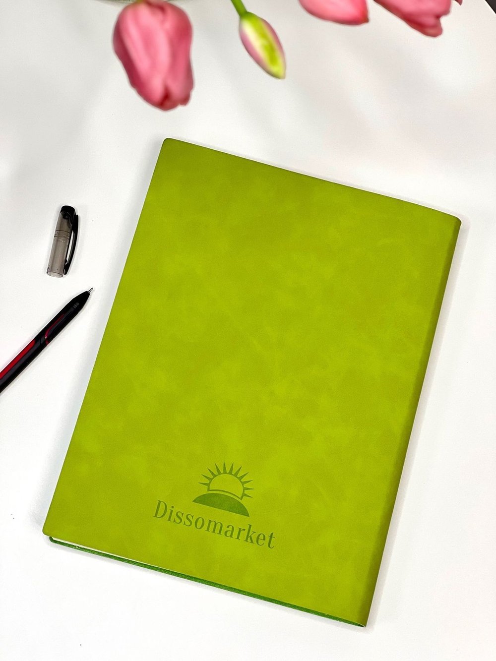 Блокнот А4 200л. (400страниц) в клетку без рамки Светло зеленый (К44-912КБР)