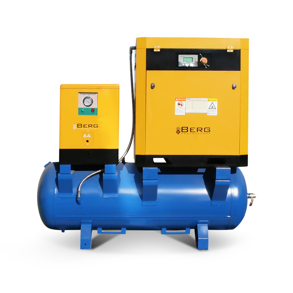 Винтовой компрессор berg вк-15ро-500 ip23 10 бар