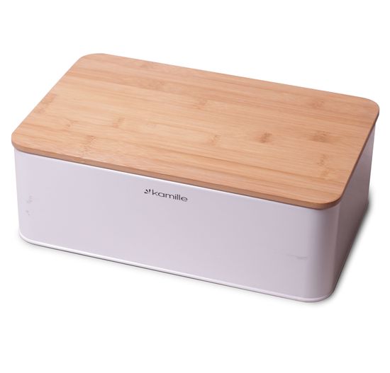 Хлебница Kamille KM-1109 (бамбук, нержавеющая сталь)