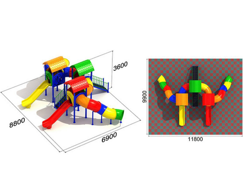 Детская игровая площадка Улитка 3.1