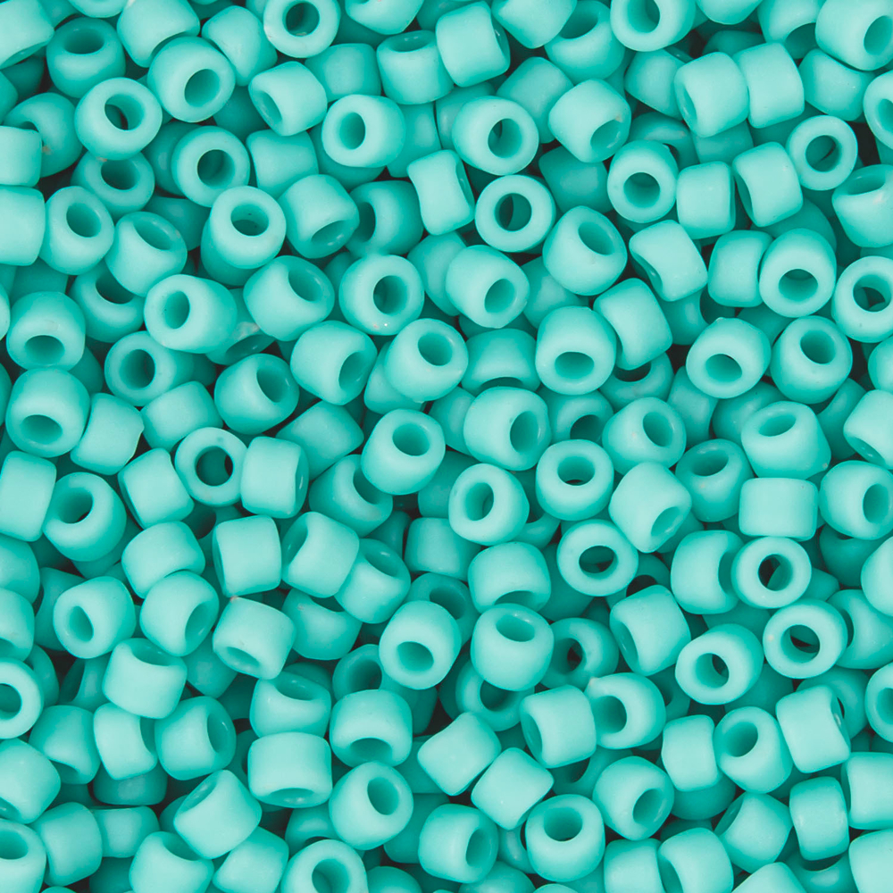 Японский бисер TOHO Round 15/0 (№55F), непрозрачный матовый