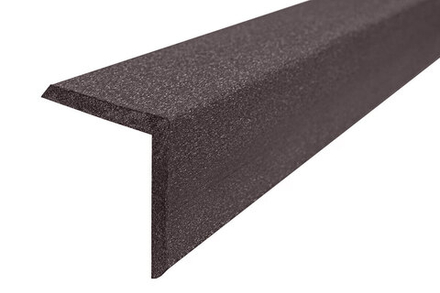 Уголок ДПК равнополочный 57x57x3000мм брашинг, венге