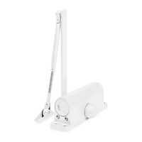 Доводчик дверной NOTEDO DC-100 легкий характер белый до 120 кг