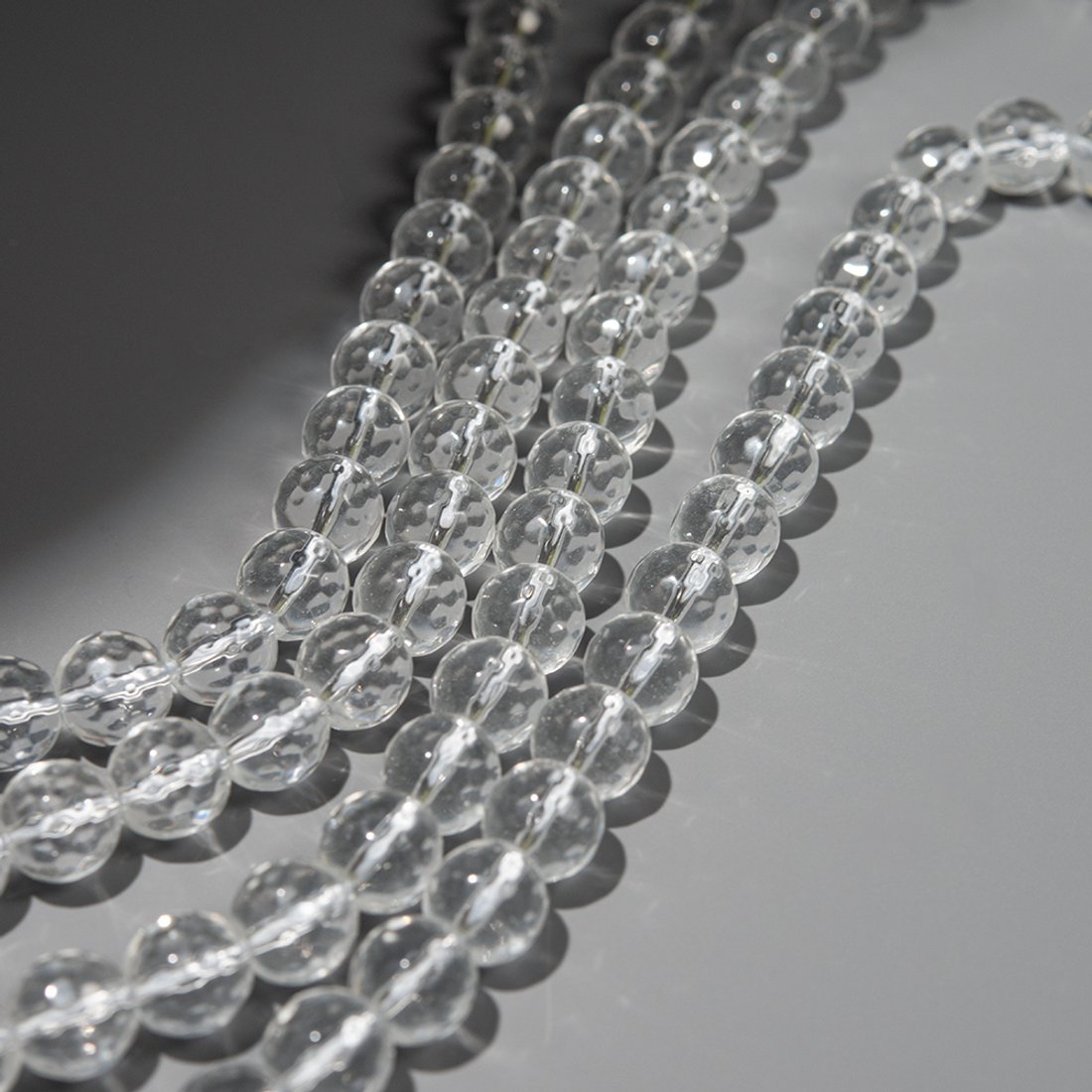 Горный хрусталь (имитация) "Дискобол", 10мм, шар, микроогранка