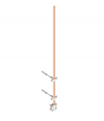 Молниеприемник с держателями, 2000 мм, медь