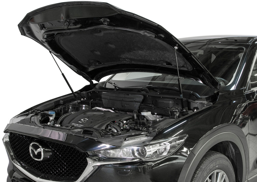 Газовые упоры капота Rival для Mazda CX-5 I, II 2011-2017 2017-н.в., 2 шт., A.ST.3804.1