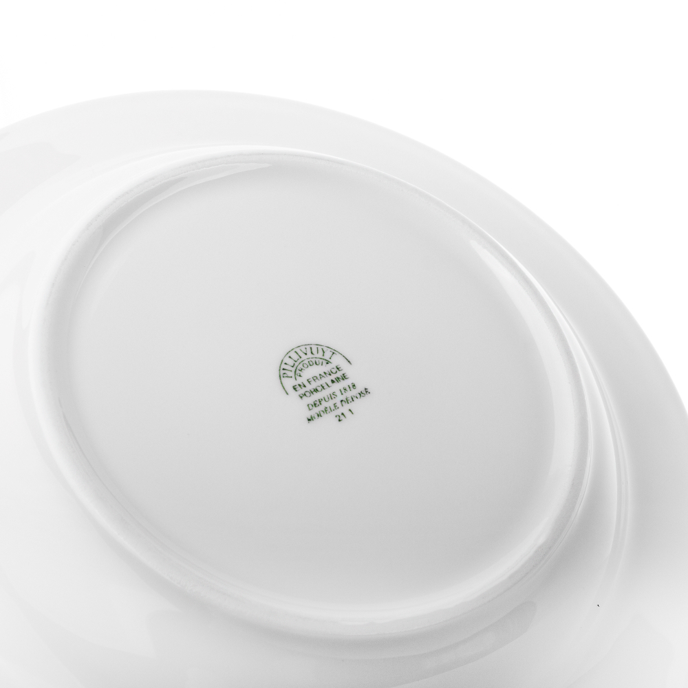 Чашка чайная с блюдцем 290мл Pillivuyt Plisse-Toulouse