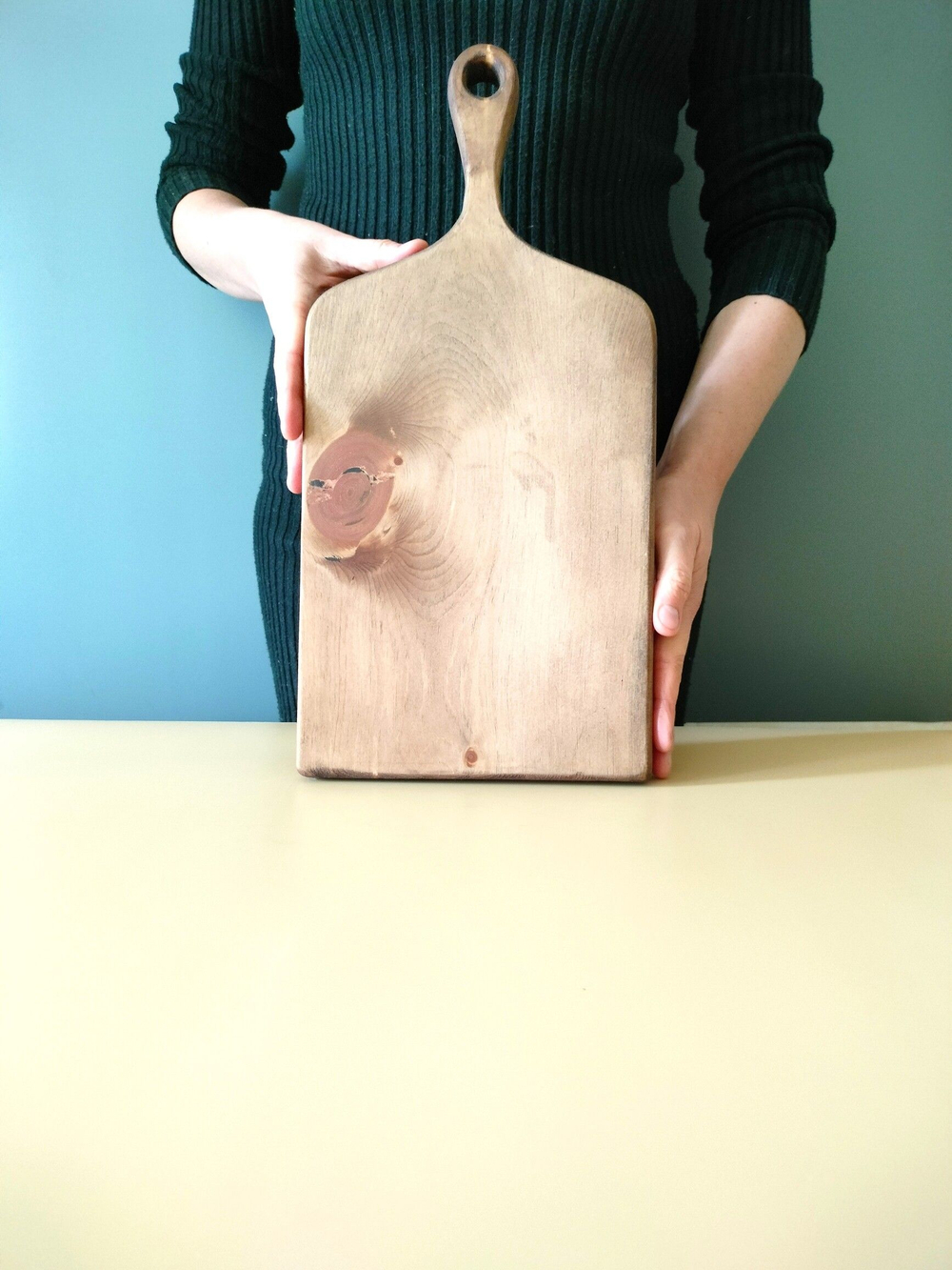 Доска разделочная из дерева сервировочная