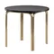 Столик кофейный ror, Ø50 см, латунь/черный