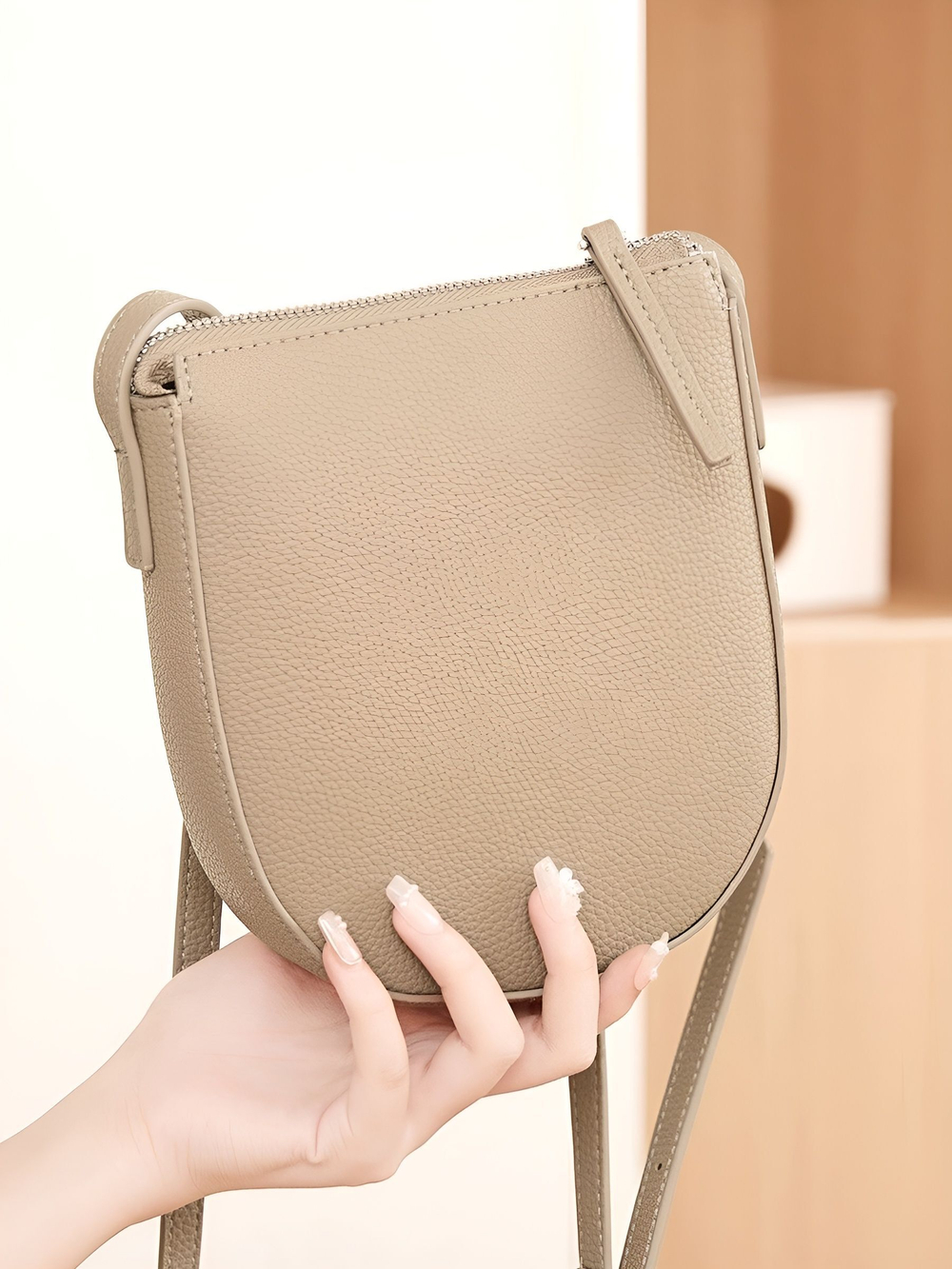 сумка женская натуральная кожа через плечо кросс боди маленькая