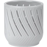 Кашпо для цветов пластиковое 2л d-14,5см «Fleurs» Серый жемчуг