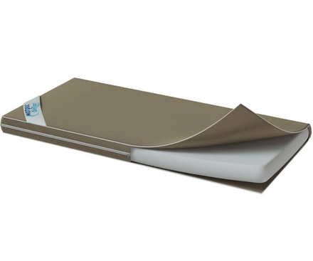 Матрас пенополиуретановый ППУ ЭКОНОМ, чехол п/э с молнией, высота 10 см