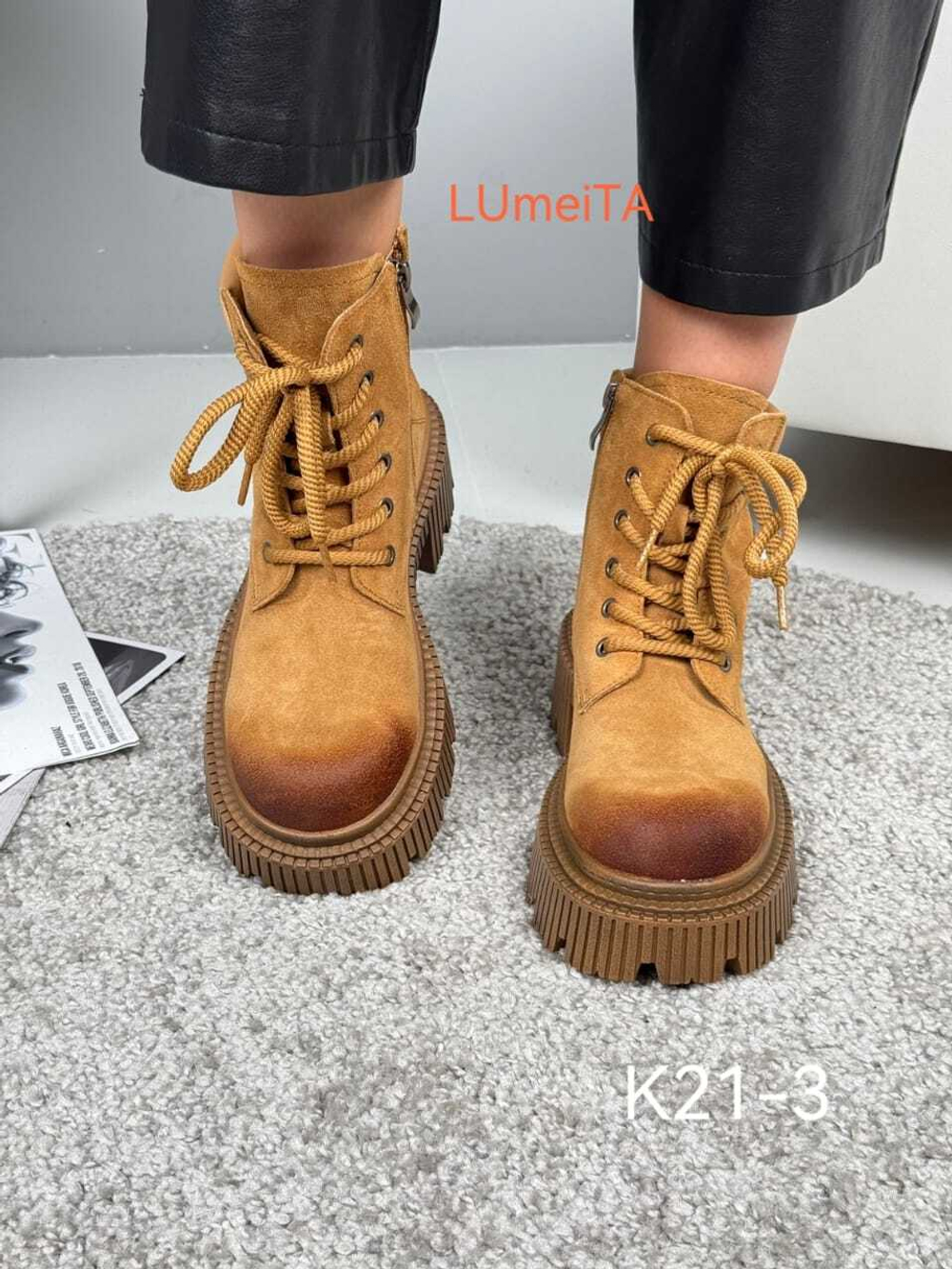 Ботинки нат. кожа по 6 пар (36-40)р./ 21-3