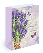 Пакет подарочный L 32,7*26*10см. "Лаванда" 15.11.01311