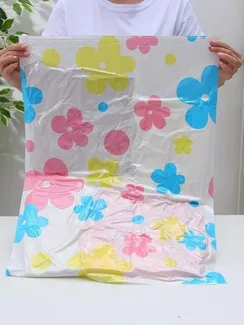 Вакуумный пакет для хранения вещей «Сладости», 50×70 см, с рисунком