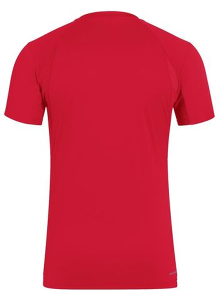 Мужская теннисная футболка Adidas Club 3-Stripes - better scarlet red