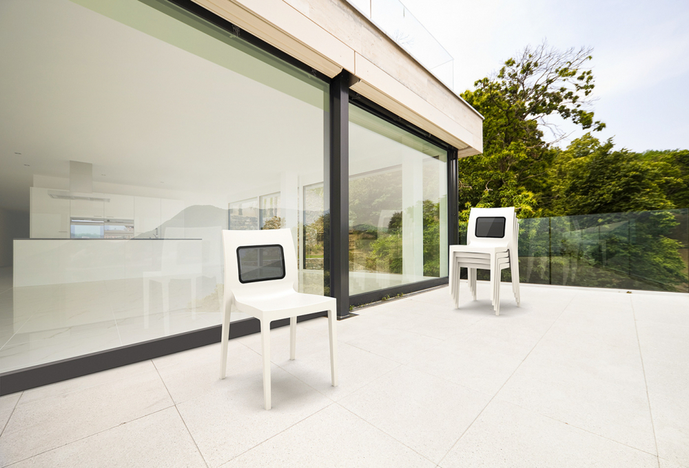 Стул пластиковый Siesta Contract Lucca-T, белый