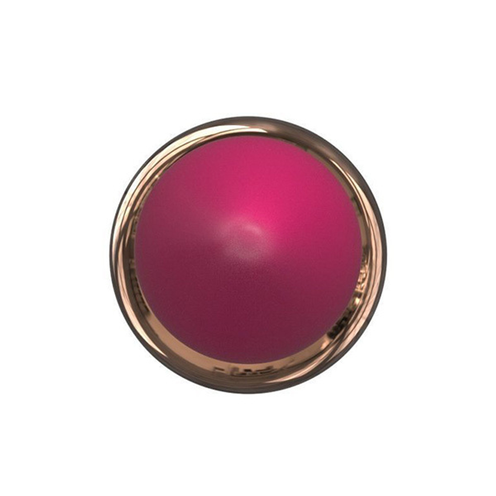 Розовая анальная вибропробка 12см с пультом ДУ I-Moon Anal Plug MY-610