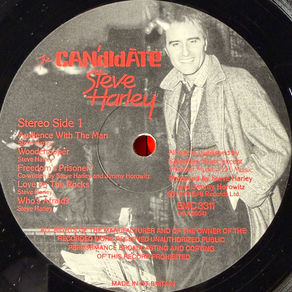 Steve Harley ‎– The Candidate (Англия 1979г.) Т