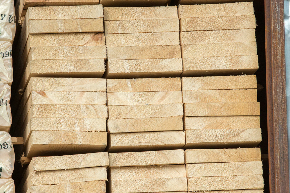 Доска сухая строганная "35x140x600"