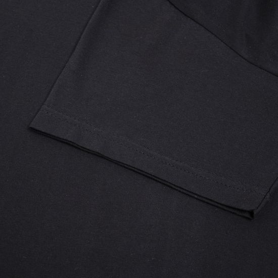 Купить футболку мужскую из хлопка цвет черный с доставкой по России