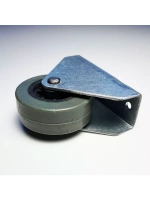 Роликовая опора 552 с резиновым колесом 42 мм, 2 шт