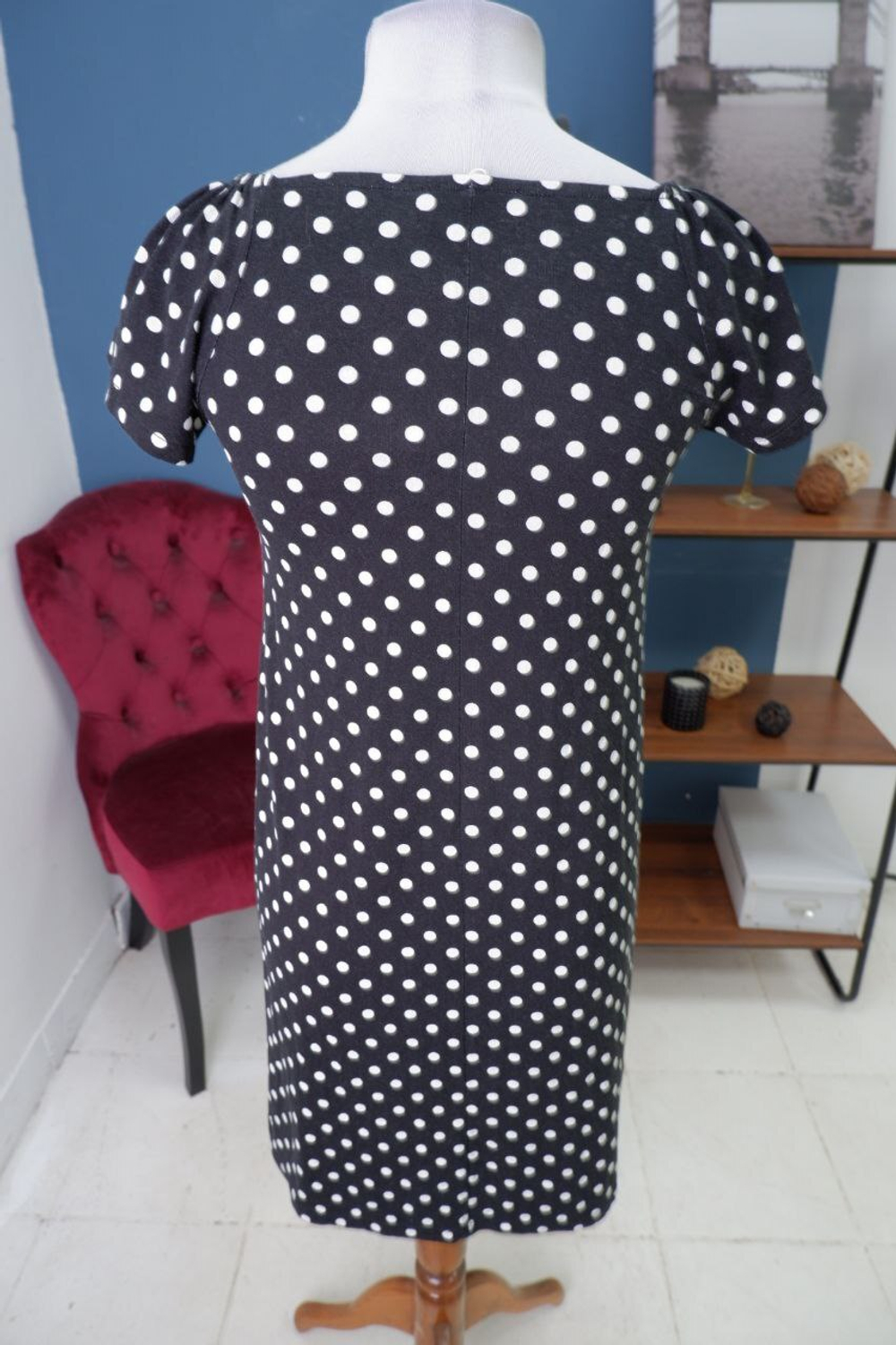 Платье Pull&Bear в горошек 44 размер