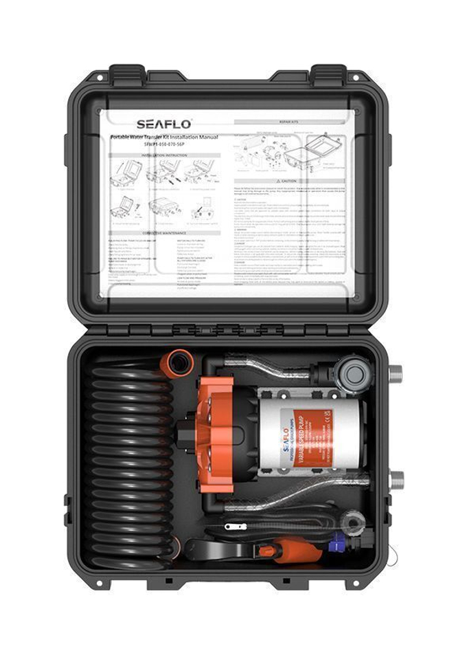 Комплект помывочный переносной, 12 В, 18,9л/мин SeaFlo