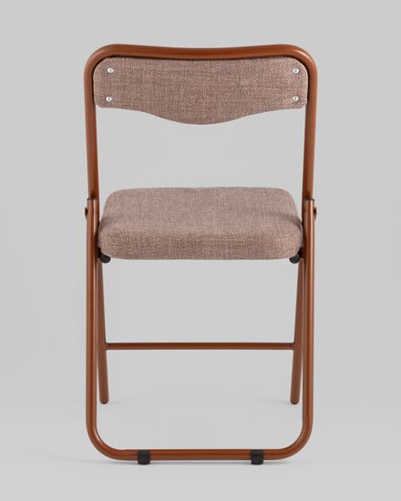 Стул складной Джонни рогожка капучино каркас капучино