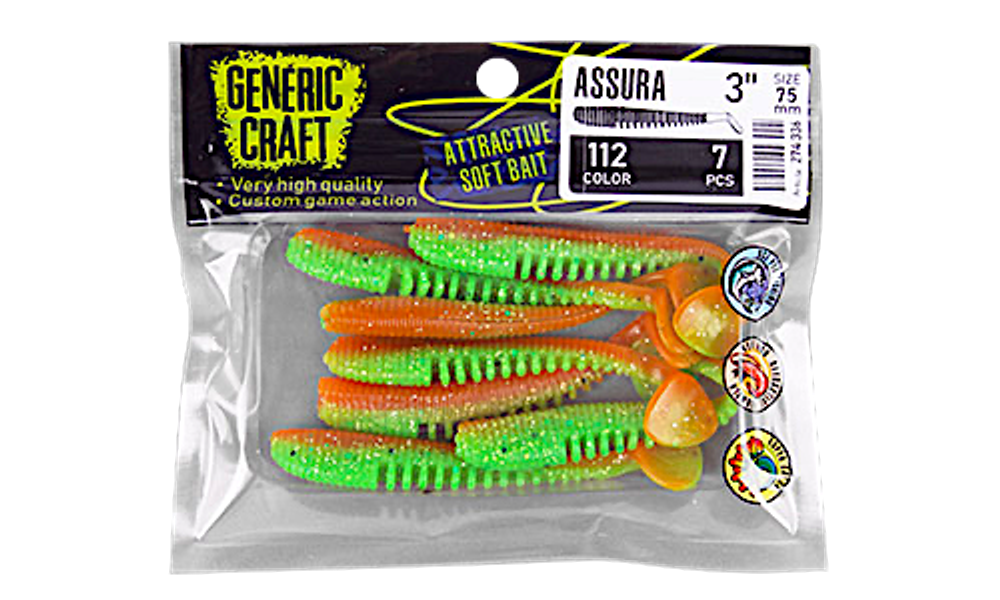 Мягкая приманка Generic Craft Assura 115мм цвет 112 5шт