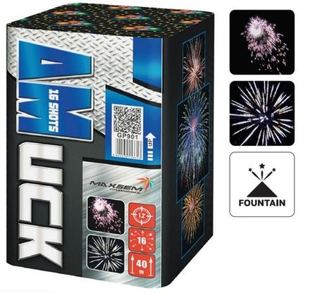 Батарея салютов "Amuck" GP901 16 залпов * 1.2"  (1/8)