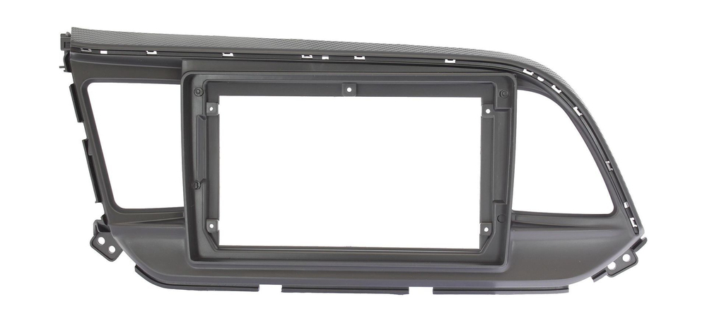 Комплект рамки с разъёмами 9"+can Hyundai Elantra 6 2019-2020 (штатная камера) карбон - Car-Smart 7165B1