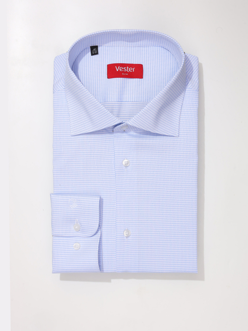 Сорочка мужская VESTER длинный рукав, цвет голубой, цвет 51515 10