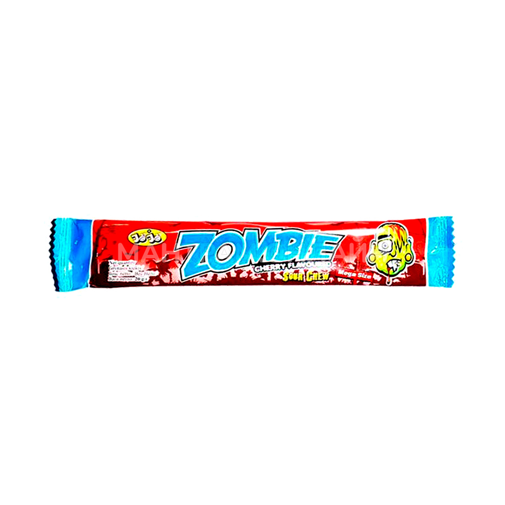 Жевательная конфета JoJo Mega Zombie вкус кислая вишня 20 г
