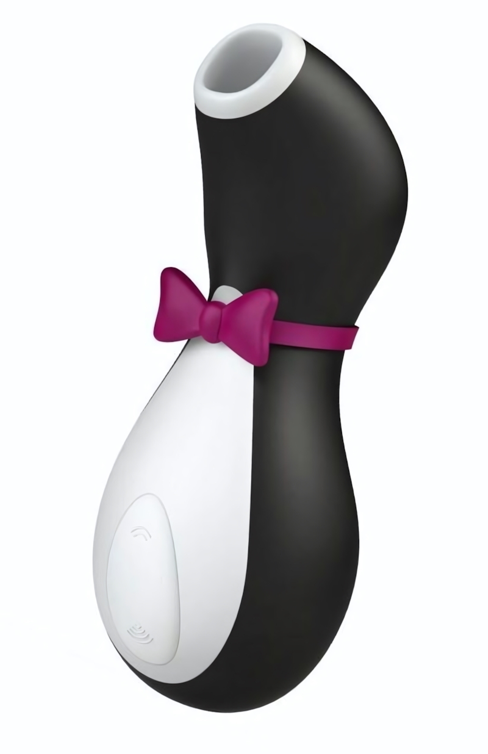 Вакуум-волновой бесконтактный стимулятор клитора Satisfyer Penguin (Цвет: черный с белым)